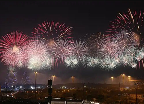 广平县焰火晚会